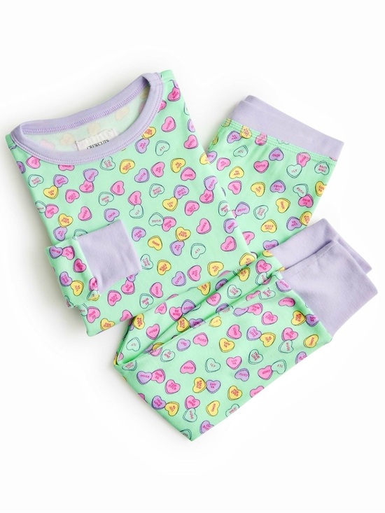 Crewcuts Other - J.Crew Crewcuts Girls Candy Heart Pajama Set NWT Size 12